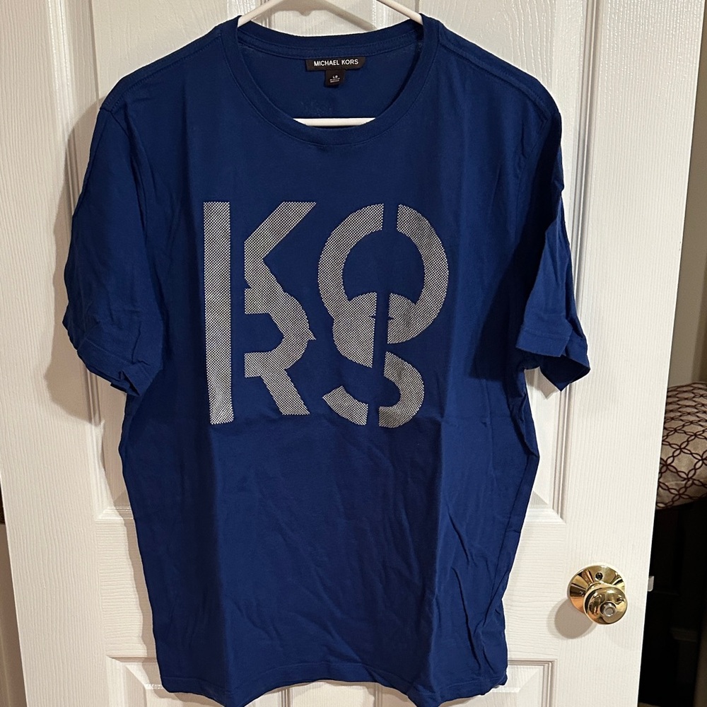Michael Kors Navy Graphic Tee